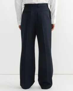 Straight Pants in Navy