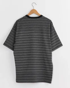Striped T-Shirt in Black