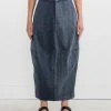 Structure Jean Skirt in Indigo
