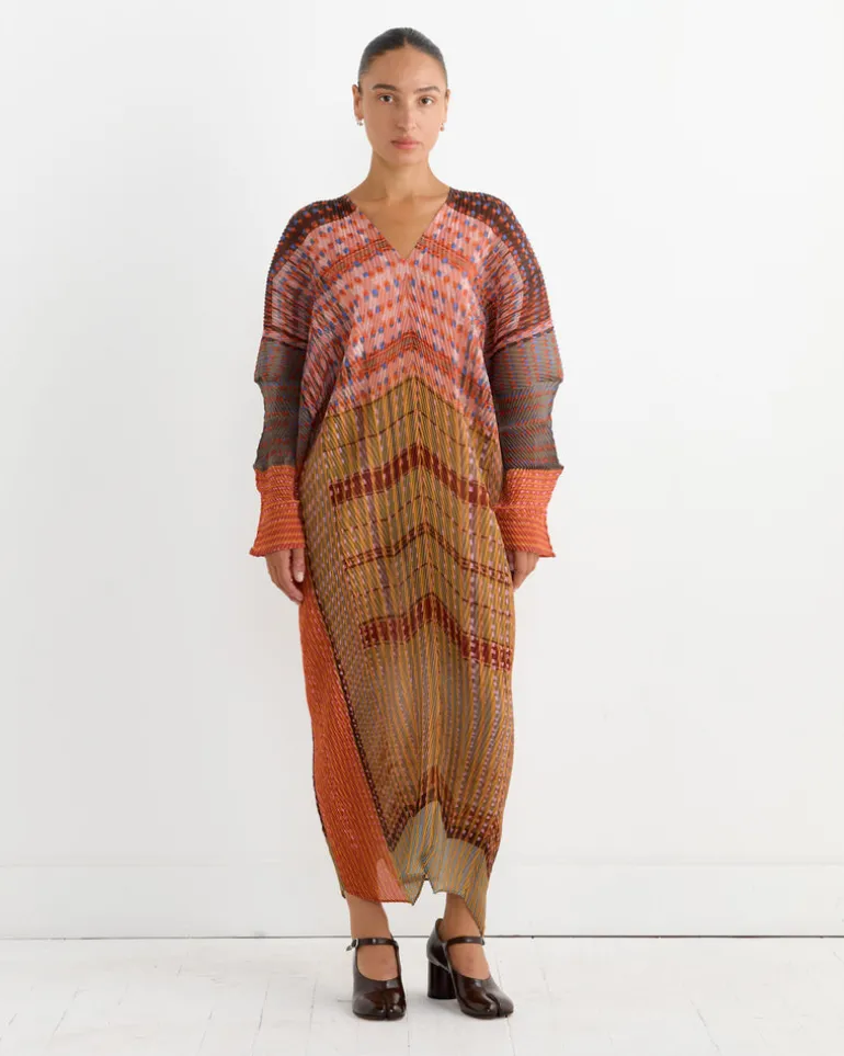 Sue Hand Pleated Kaftan in Elias