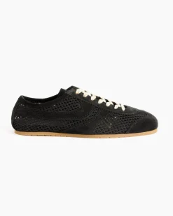 Suede Sneaker in Black