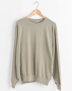 Super High Gauge Sweat Pullover in Khaki Grey