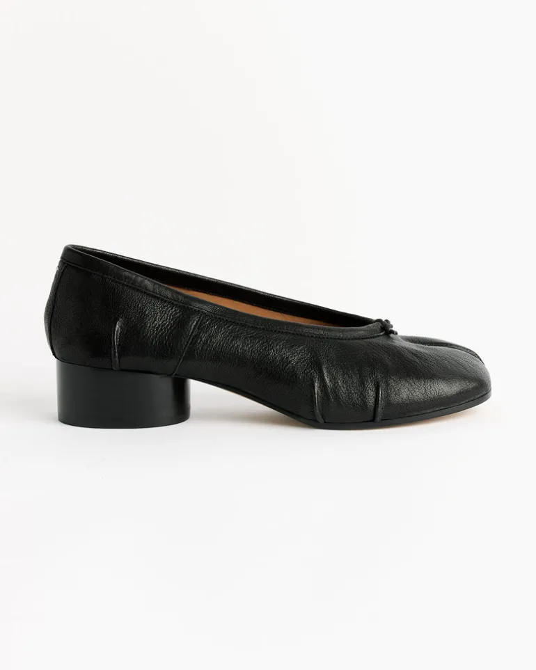 Tabi Ballerina Heels in Black