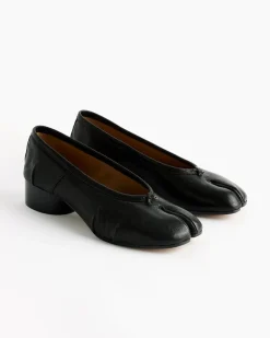 Tabi Ballerina Heels in Black