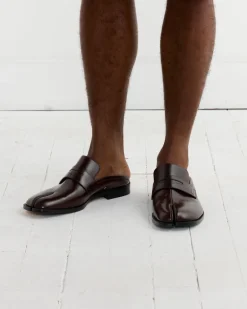 Tabi Loafer Mule in Brown
