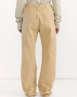Tailored Painter Trousers in Brown