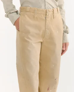 Tailored Painter Trousers in Brown