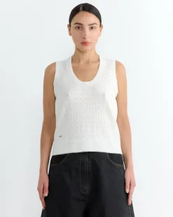 Tank Top Pointelle in Garza