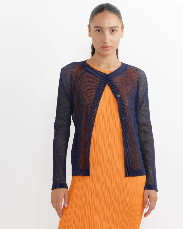 Tatami July Top in Navy