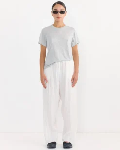 Tee Shirt in Grey Melange