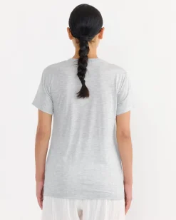 Tee Shirt in Grey Melange