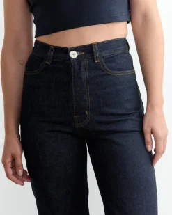 The 225 Gold Stitch in Dark Blue