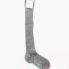 The Knee High Socks in Heather Grey