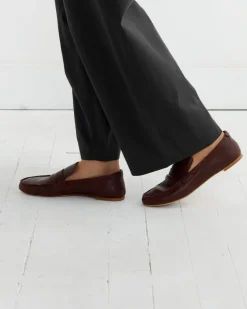 The Penny Loafer in Oxblood