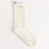 The Tube Cotton Socks in Off White