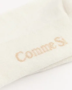 The Tube Cotton Socks in Off White