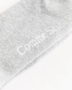 The Tube Cotton Socks in Heather Grey