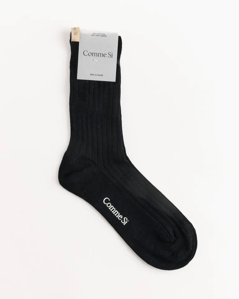The Yves Socks in Navy