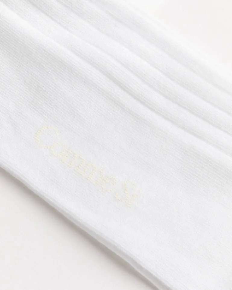 The Yves Socks in White