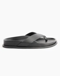 Thong Slide in Black