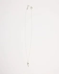 Tiny Spear Pendant in Sterling Silver