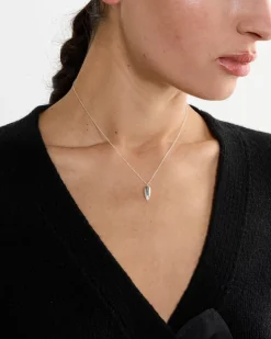 Tiny Spear Pendant in Sterling Silver