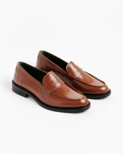 Townee Penny Loafer in Cognac