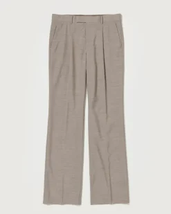 Tropical Wool Slack in Top Light Brown