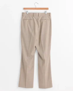 Tropical Wool Slack in Top Light Brown