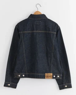 Trucker Denim Jacket in Faded Indigo