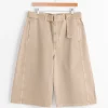 Twisted Short in Natural Beige