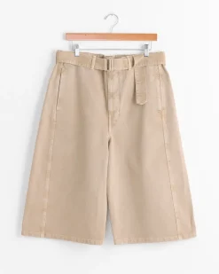 Twisted Short in Natural Beige