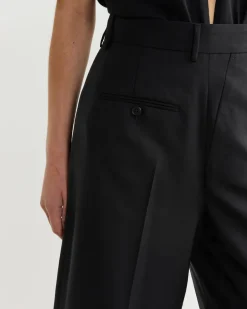 Twisted Tailored Shorts in Black