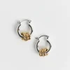 Two Tone Fillia Earrings