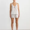 U Shape Cotton Set in Lake Stripe