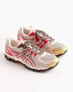 UB9-S Gel-Kayano 20 in Crystal Pink/Classic Red