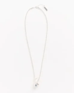 Una Caracola Bolas Necklace in Silver