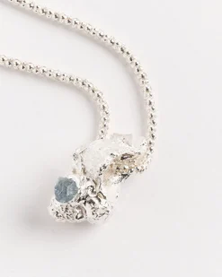 Una Caracola Bolas Necklace in Silver