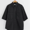 Utility Shirt in Charcoal
