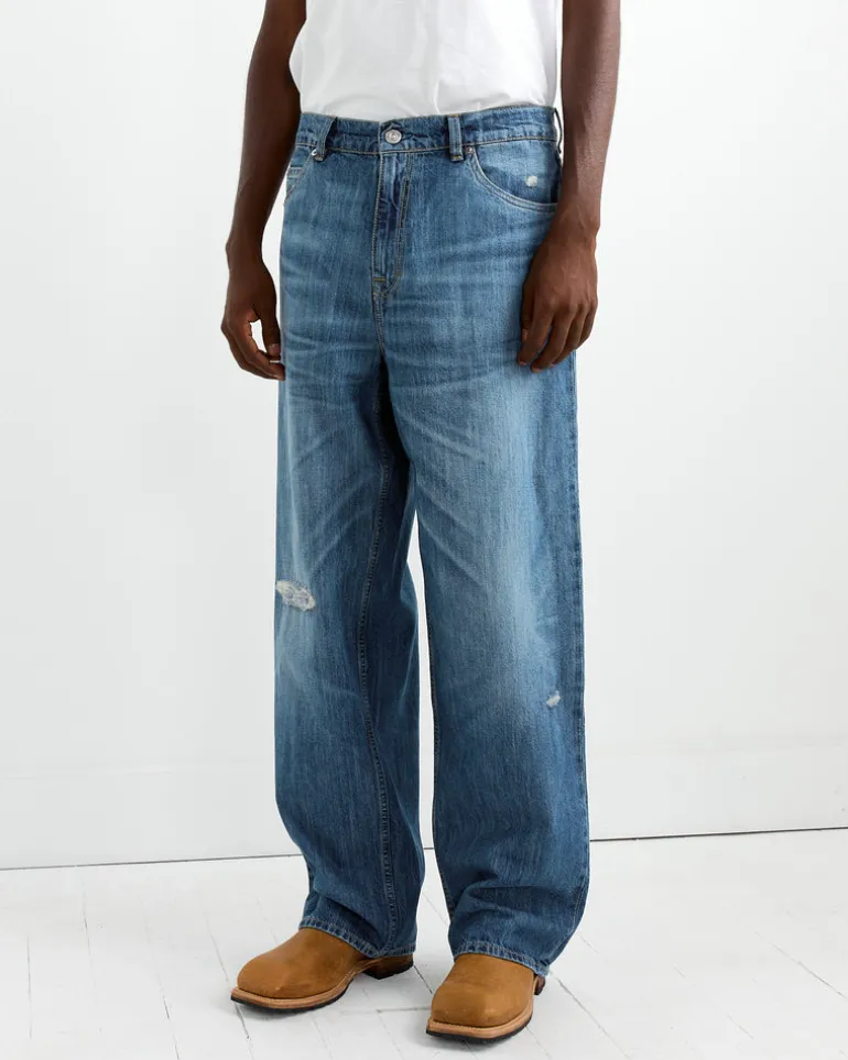 Vast Cut Jean in Vintage Rubber Repair