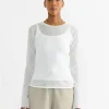 Veil Crewneck in White