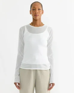Veil Crewneck in White