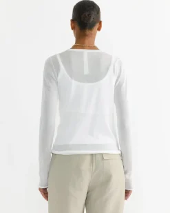 Veil Crewneck in White