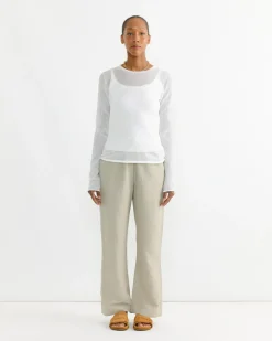 Veil Crewneck in White