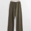Veloso Pant in 22oz French Terry Olive