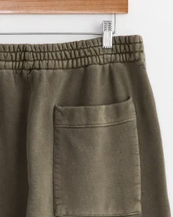 Veloso Pant in 22oz French Terry Olive