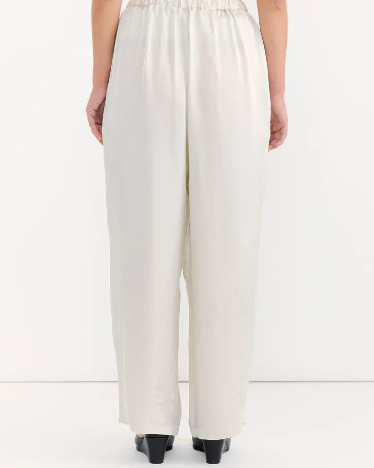 Viscose Relaxed Pant in Hielo