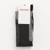Void Transparent Socks in Black/White