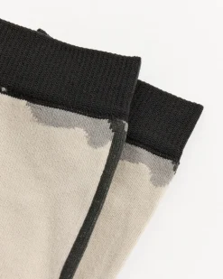 Void Transparent Socks in Black/White