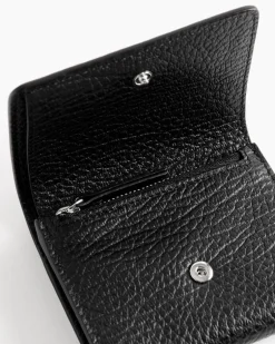 Wallet Clip With Zip in Black